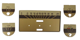 Gauge Face Kit; 1940 Deluxe