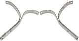 Front Bumper Braces (Stainless); 1940 Standard, 1940-41 Pickup