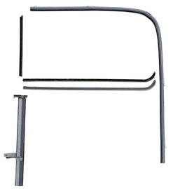 Front Door Window Channel Kit; 1940 Tudor