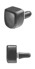 Trunk Lid Bumpers; 1939-40 Coupe, Convertible