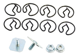 Hood Center Trim Hardware Kit; 1941 Car
