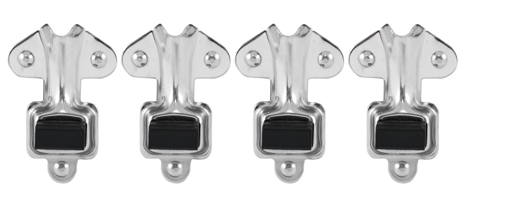 Hood Side Latch Clips (Stainless); 1932 Car, 1932-34 Pickup