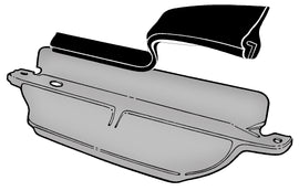 Lower Radiator Shroud to Radiator Seal; 1942-48 Car