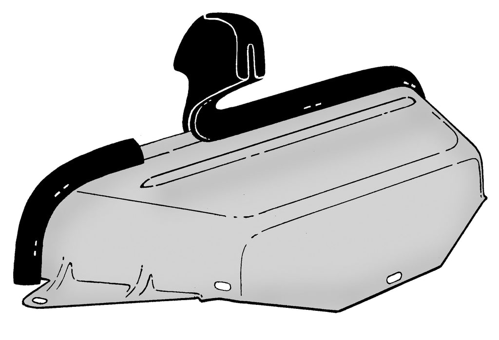 Upper Radiator Shroud to Radiator Seal; 1942-48 Car