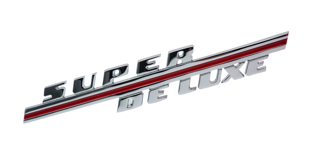 Front Fender Name Plate (Super Deluxe); 1946-47 Super Deluxe