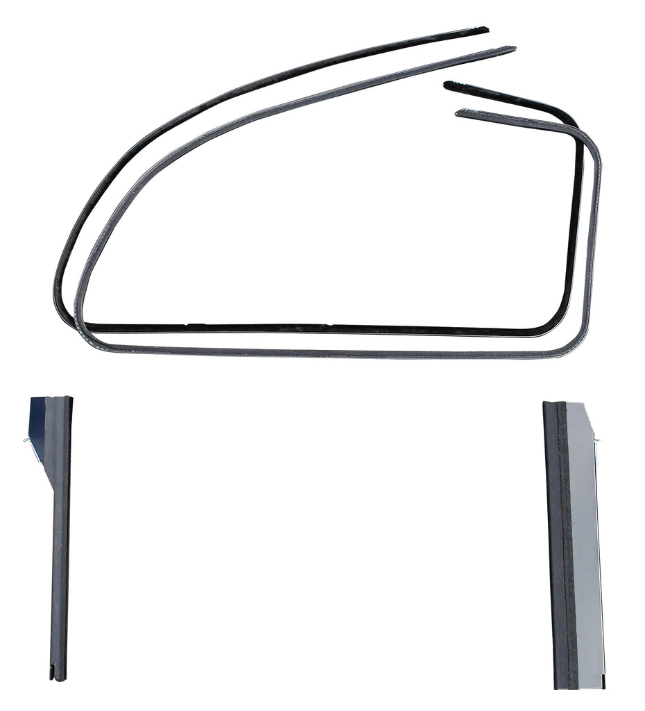 Front Door Window Channel Kit; 1937-39 5W Coupe, Fordor