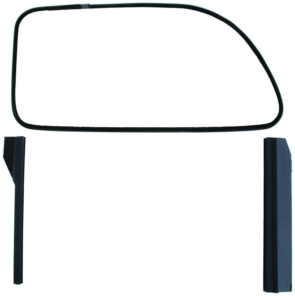 Front Door Window Channel Kit; 1937-39 5/W Coupe, Fordor