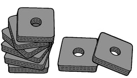 Bed to Frame Pads; 1948-52 Pickup