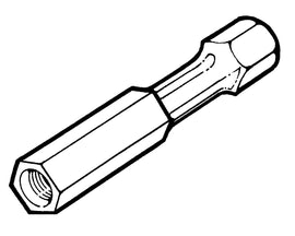 Trunk Handle Extension Nut; 1938-39 Car
