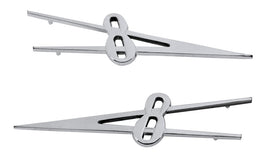 Hood Side Emblems; 1938 Deluxe