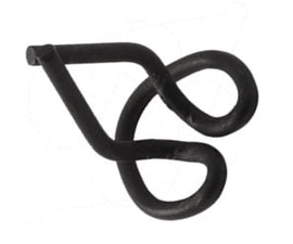 Grille Bar Trim Clips; 1938 Standard