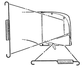 Hood Latch Tension Springs; 1939 Deluxe