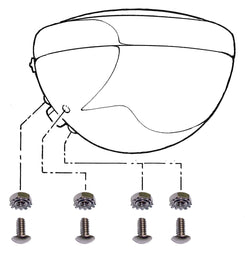 Headlight Mount Repair Kit; 1928-36 Car, 1928-39 Pickup
