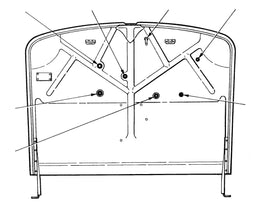 Firewall Grommet Kit; 1932 Car, Pickup