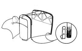 Radiator Shell Lace; 1932 Car, 1932-34 Pickup