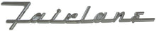 Load image into Gallery viewer, Hood Name Plate (Fairlane); 1955-56 Fairlane
