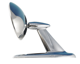 Outside Rearview Mirror w/ FoMoCo Script, 2 Holes; 1952-59 Car; 1955-64 Thunderbird