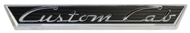 Door Name Plate, Custom Cab; 1955-56 Pickup