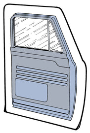 Door Seals; 1953-55 Pickup