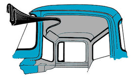 Headliner Retainer Seal; 1953-56 Pickup, Panel