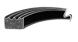 Small Ribbed Sponge Seal (20')