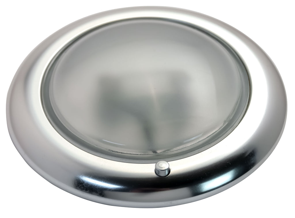 Round Push-Button Dome Light (Smooth)